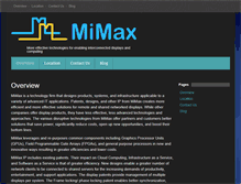 Tablet Screenshot of mimax.com